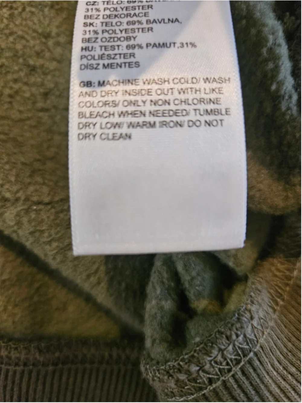 Men's The North Face Hoodie XL Olive Green Rear Graphic Logo